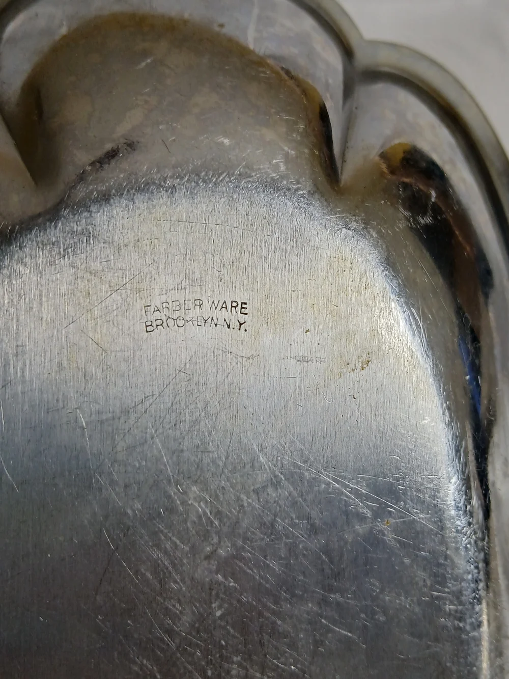 Vintage‎ Farberware Stainless Steel Oval Serving Tray - See Description